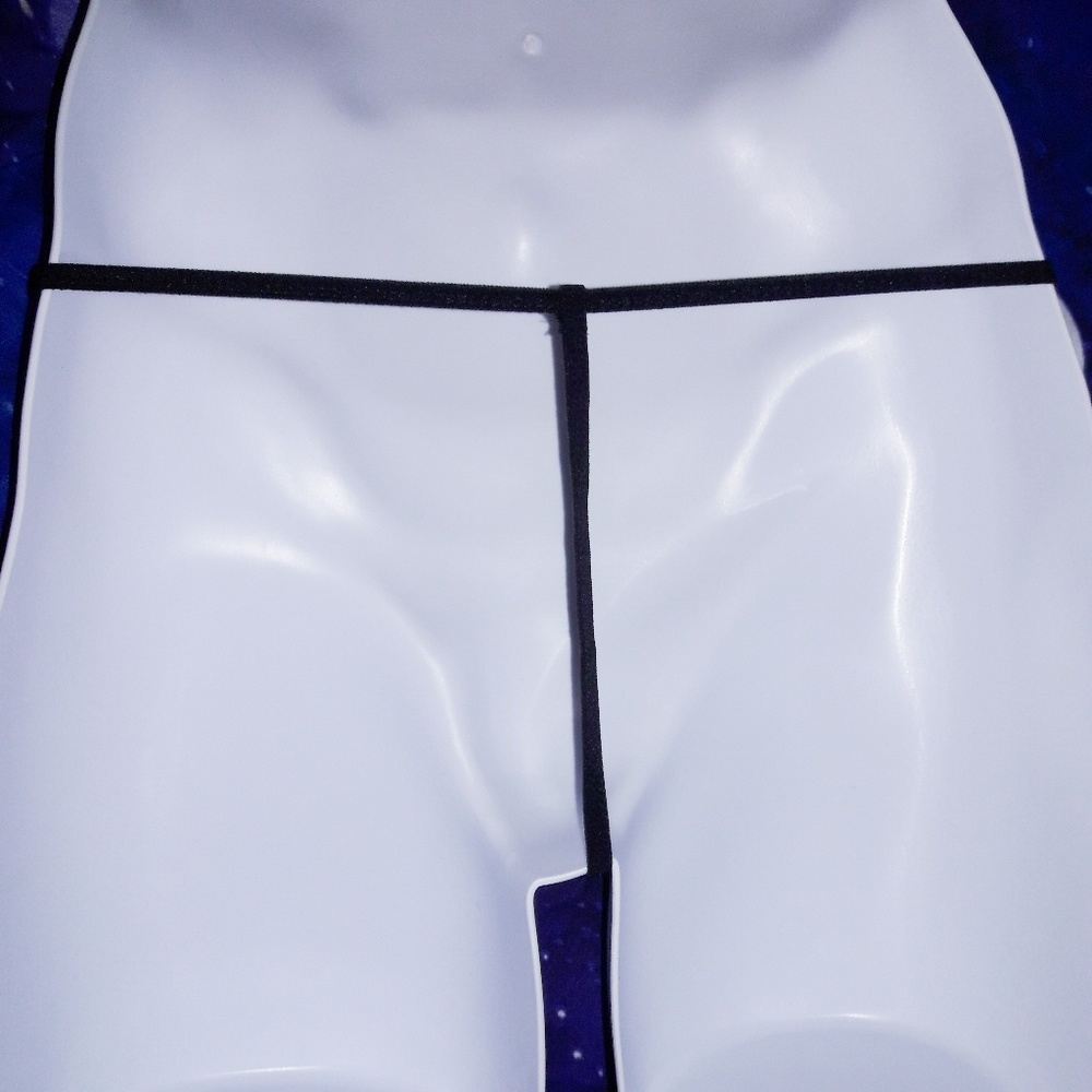 Men's Sheer Black Mesh G-String Thong O/S - Picture 2 of 4
